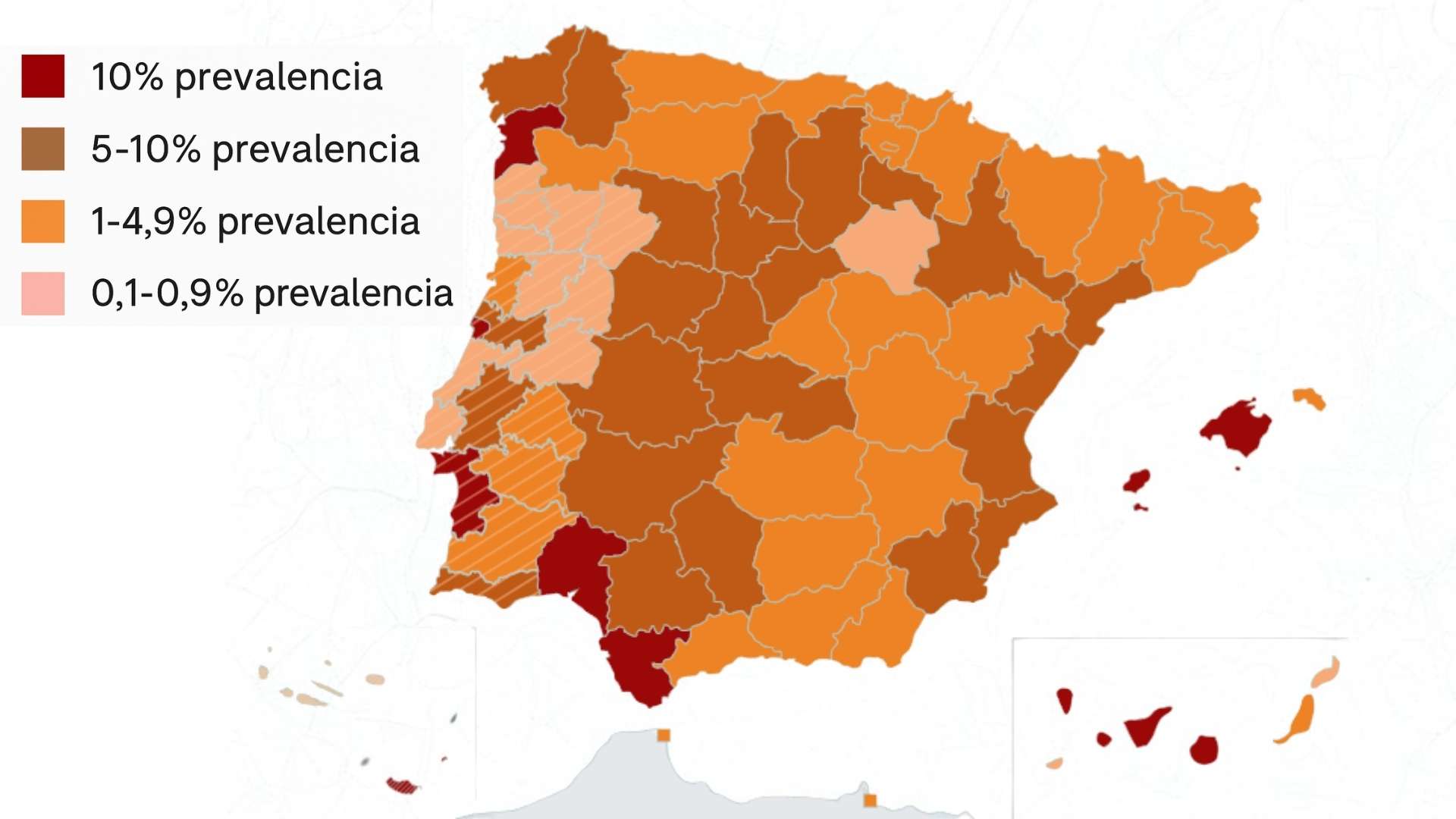 mapa prevalencia españa